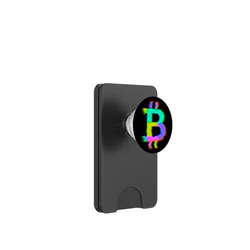 Bitcoin &amp; Crypto - El logotipo de Bitcoin PopSockets PopWallet para MagSafe