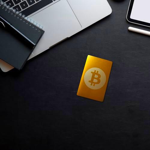 Genérico Tarjeta de Aluminio Fina y Resistente al Agua para Frase Semilla de Criptomonedas