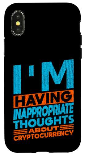 Criptomoneda Divertida Moneda Digital Bitcoin Minería Carcasa para iPhone X/XS