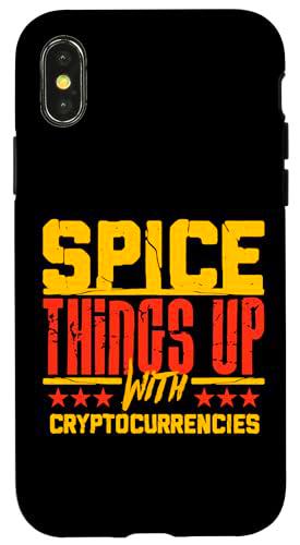 Criptomoneda Divertida Moneda Digital Bitcoin Minería Carcasa para iPhone X/XS