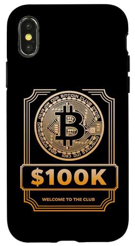Bitcoin 100k bienvenido al club, cripto bitcoin Carcasa para iPhone X/XS