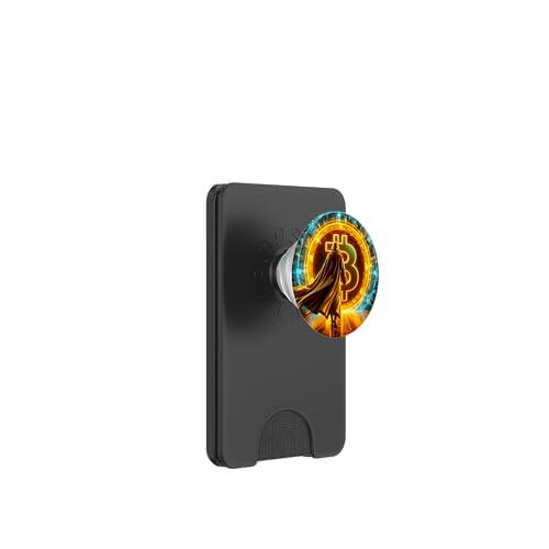 Bitcoin héroe guardián protector PopSockets PopWallet para MagSafe