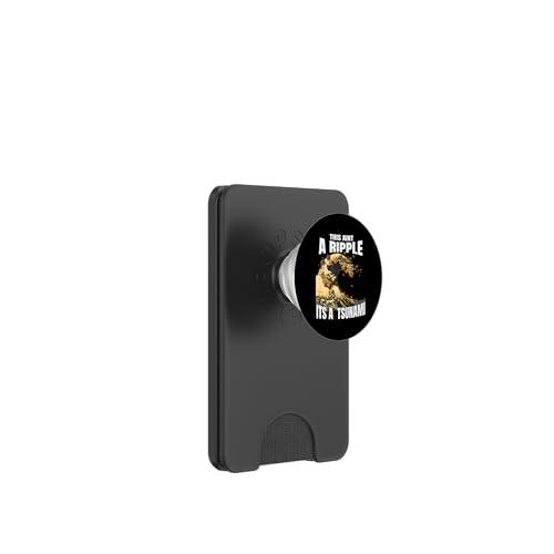 Satoshi bitcoin t para nerds mineros y blockchain-frea PopSockets PopWallet para MagSafe