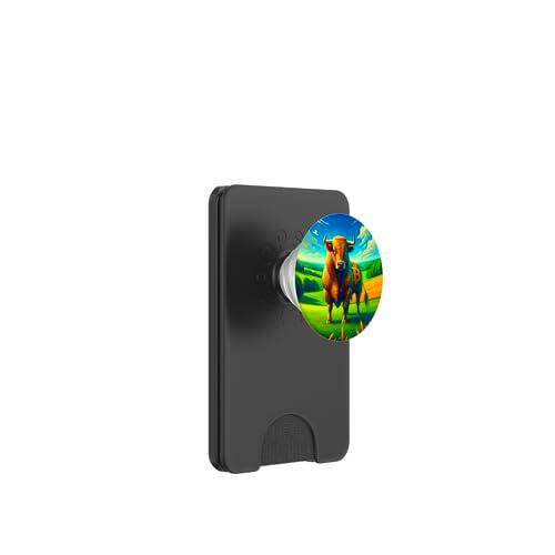Bitcoin Golden Bulle Bullrun 2024 2025 PopSockets PopWallet para MagSafe
