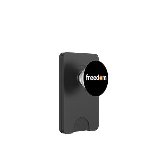 Diseño de criptomonedas Bitcoin Freedom PopSockets PopWallet para MagSafe
