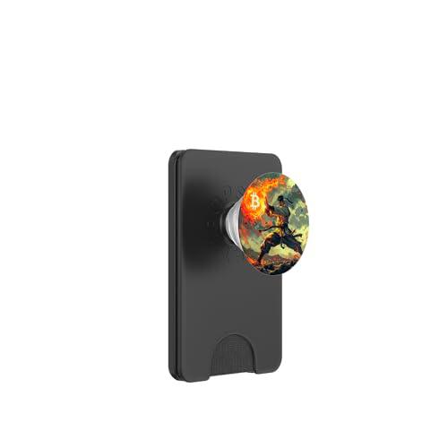 Bitcoin Correa Negra Judo Artes Marciales Karate PopSockets PopWallet para MagSafe