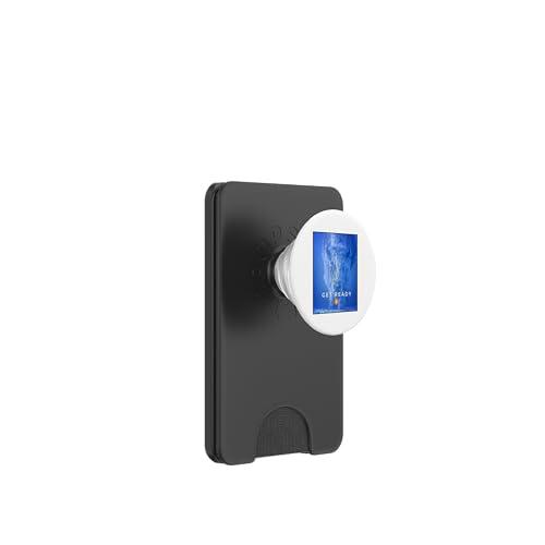 Bitcoin Get Listo Búfalo Bisonte Nieve Invierno Montañas Frío PopSockets PopWallet para MagSafe