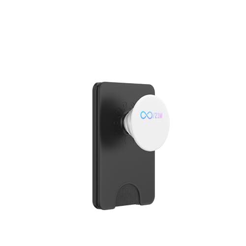 Bitcoin 21 Millones BTC Crypto Currency Inversor Trader PopSockets PopWallet para MagSafe