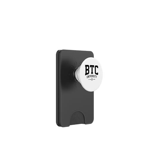 Bitcoin BTC Crypto Currency Inversor Trader PopSockets PopWallet para MagSafe