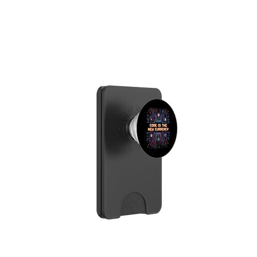 Bitcoin Crypto Code es la Nueva Moneda Blockchain PopSockets PopWallet para MagSafe