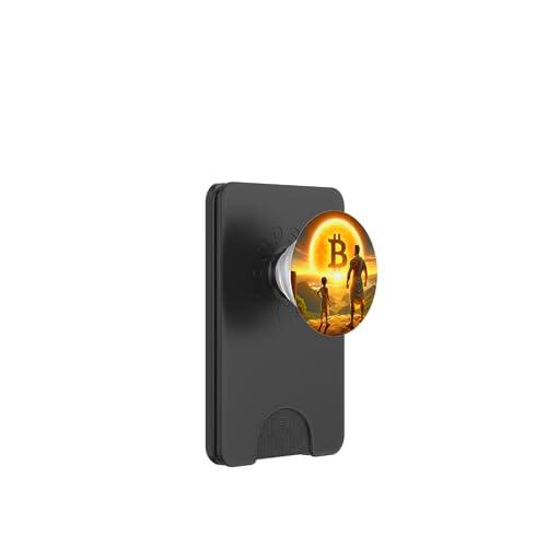 Bitcoin Antigua Esparta Fuerza Familia PopSockets PopWallet para MagSafe