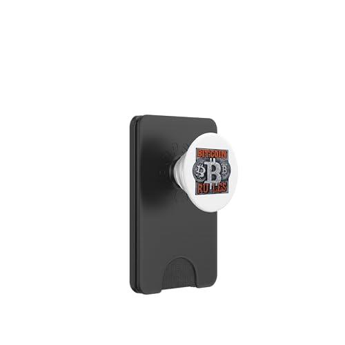 Bitcoin Rules Vintage PopSockets PopWallet para MagSafe