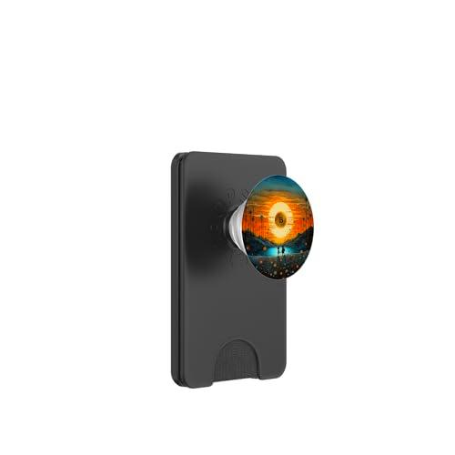 Bitcoin niños Familia Globos Felicidad Lindo PopSockets PopWallet para MagSafe