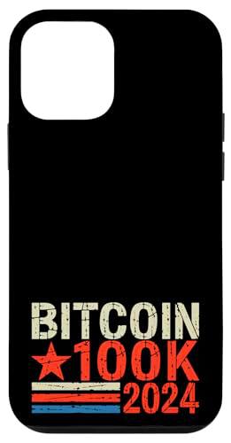 Bitcoin 100K 2024 Inversor en criptomonedas vota por Bitcoin Carcasa para iPhone 12 mini