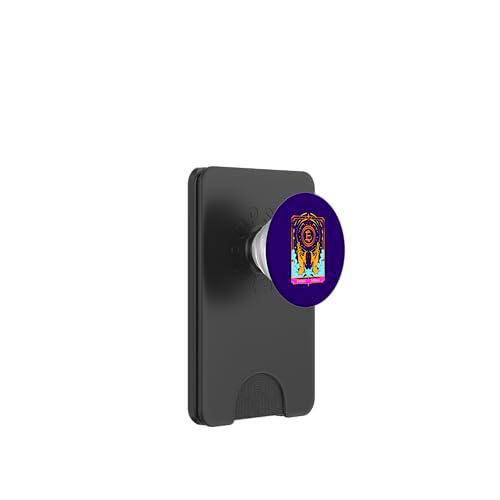 Bitcoin Hands Crypto Trader Blockchain Diseño de inversores PopSockets PopWallet para MagSafe