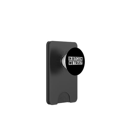Bitcoin Criptomoneda Entusiasta Tech Geek Finance Guru PopSockets PopWallet para MagSafe