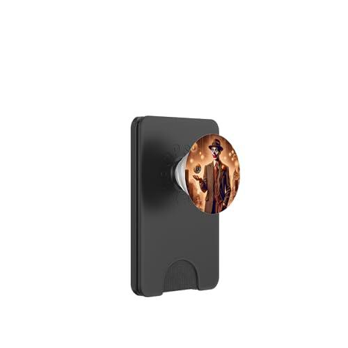 Matriz de Memes de Memecoin de Bitcoin Clown Clown World PopSockets PopWallet para MagSafe