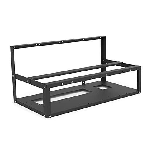 CeFoney Caja de acero Open Air Mining Frame Rig, soporte para tarjetas gráficas