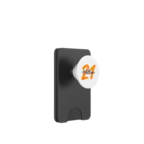 21 Million Bitcoin Blockchain Satoshi Bitcoin PopSockets PopWallet para MagSafe