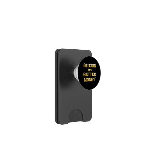 Bitcoin It's Better Money Conferencia Oficial de Bitcoin de BTC PopSockets PopWallet para MagSafe