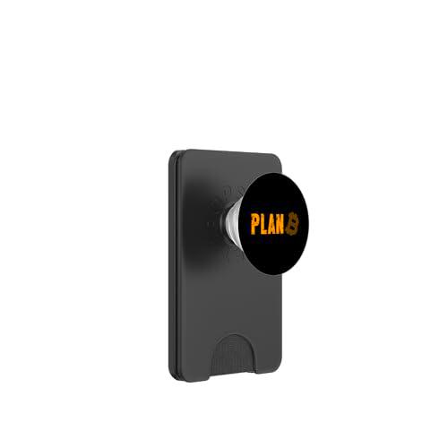 Plan B Bitcoin BTC Blockchain cripto Regalo de Intercambio de Dinero PopSockets PopWallet para MagSafe