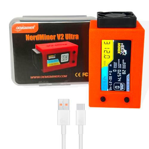NerdMiner V2 Ultra 250KH/S Edition - Minero BTC de baja potencia