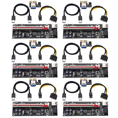 MZHOU PCI-E Riser 1X to 16X Riser Card - V009S-PLUS Tarjeta de Expansión
