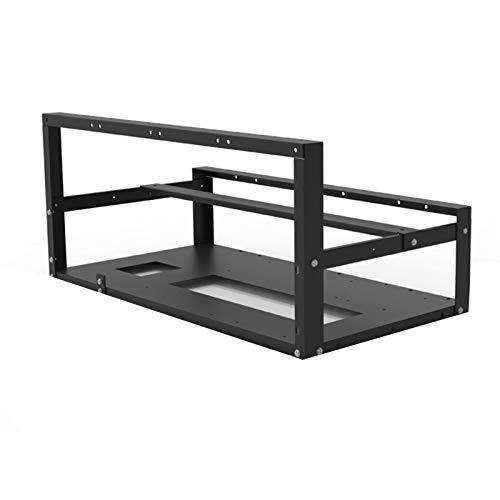 qianduo Apilable Minería Rack Ordenador Cables Organizador Placa Base Soporte Open Mining Rig Marco ETH/ETC/ZEC Ether Accesorios Herramientas Metal para 6/8 GPU